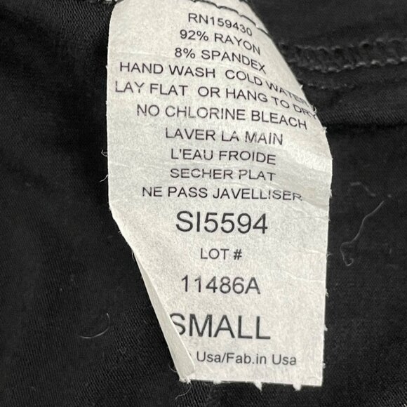 Black Abbelline Sleeveless Ruched Midi Dress For Women Szize S-New - Picture 8 of 9